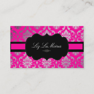 PixDezines Vendome Damask/DIY färg! Visitkort
