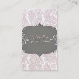 PixDezines Victorian Damask/DIY-bakgrund färg Visitkort