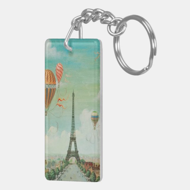 PixDezines vintage-ballonger över paris (Höger Baksida)