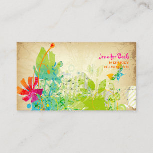 PixDezines-Vintage Blommigt ♥ ♥ ♥ ♥ Visitkort