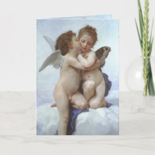 PixDezines Vintage, Cupid och Psyche som barn Helgkort
