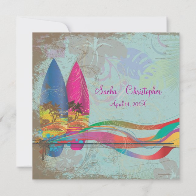 PixDezines-vintage, destinationshändelser Inbjudningar (Framsida)