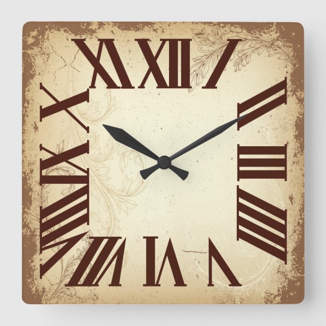 PixDezines Vintage Gammal engelsk klocka (Framsida)