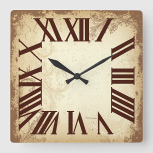 PixDezines Vintage Gammal engelsk klocka