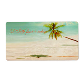PixDezines Vintage Hawaiian Beach Fraktsedel