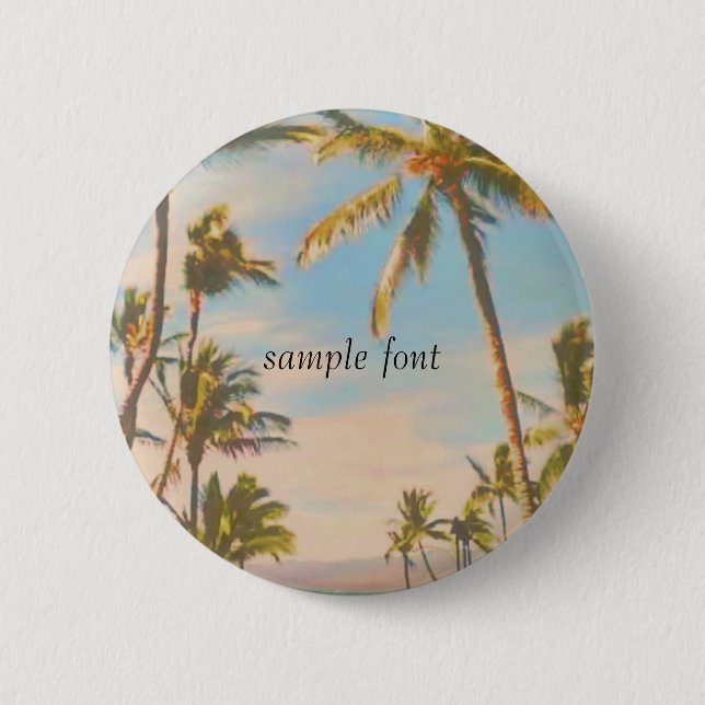 PixDezines vintage hawaiian Knapp (Framsida)