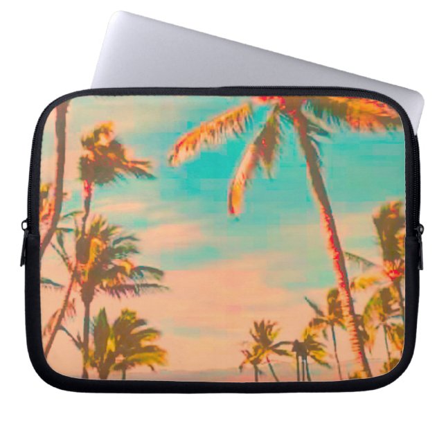 PixDezines vintage hawaiian Laptop Sleeve (Framsidan)