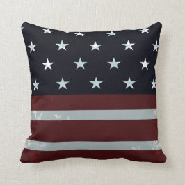 PixDezines vintage oss flagga Kudde