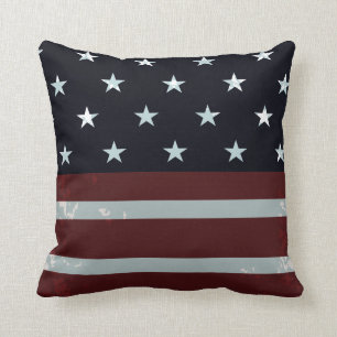 PixDezines vintage oss flagga Kudde