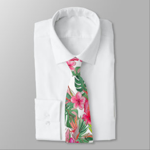PixDezines Vintage Pastell H2 Hawaii Blommor och b Slips