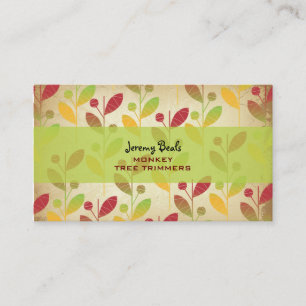 PixDezines Vintage Retro Foliage ♥ ♥ ♥ ♥ Visitkort