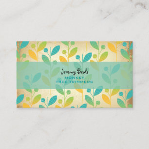 PixDezines Vintage Retro Foliage ♥ ♥ ♥ ♥ Visitkort