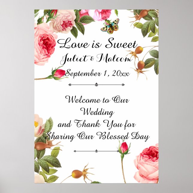 PixDezines Vintage Ro/Mottagning Poster (Framsidan)