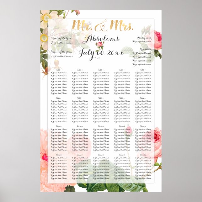 PixDezines Vintage Ro - sittdiagram Poster (Framsidan)