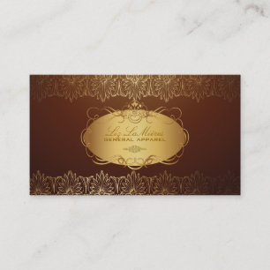 PixDezines VINTAGE SPETS/ART DECO Visitkort