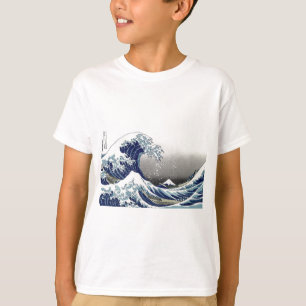 PixDezines Vintage, Stora vågen, Hokusai 葛飾北斎の神奈川沖 Tröja