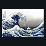 PixDezines-Vintage, Underbar Wave, Hokusai 葛 飾 北 斎 Poster<br><div class="desc">PixDezinves Vintage av japansk konst. Kanagawas Underbara våg är en av de mest synliga i hela världen. Konstnären Hokusai, 1832 (Edo Period). Att beskriva kinami som underbara vågar, INTE tsunami.</div>