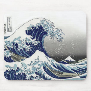 PixDezines-Vintage, Underbarare våg, Hokusai 葛 飾 北 Musmatta