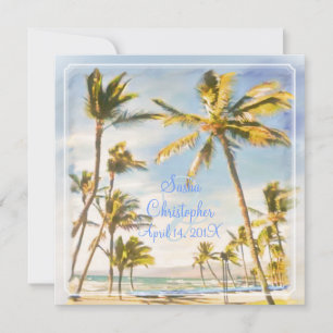 PixDezines-vintagen, tropisk paradis Inbjudningar