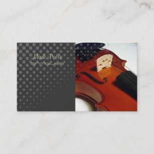 PixDezines violin/Diy färg Visitkort