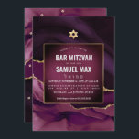 PixDezines Watercolor Agate Burgundy Mitzvah Inbjudningar<br><div class="desc">PixDezines moderna Pub Mitzvah.  Vattenfärgsagat i mörk maron/burgundy/röd vin,  accentuerat med faux guld vener.  DIY för alla händelser,  ta helt enkelt bort oanvänt lagrar.  Med vår dynamiska design kan du redigera all inslag.  

Copyright © 2021 PixDezines™.   Med ensamrätt höger.</div>