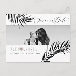 PixDezines Watercolor Black Handflatan, Spara datu Vykort