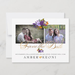 PixDezines Watercolor Blommor Spara Datum Datumet