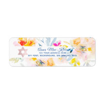 PixDezines Watercolor Flowers,  Cream Ro