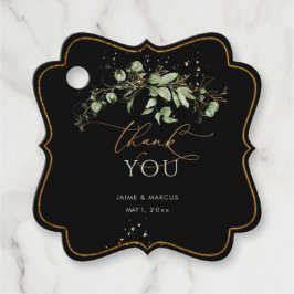 PixDezines Watercolor Greenery Eucalyptus Tack Gåvor Etiketter