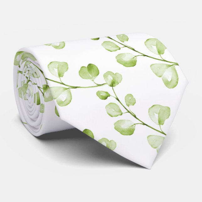 PixDezines Watercolor Grönt Eucalyptus Slips (Rullad)