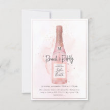 PixDezines Watercolor Rosa Champagne Brunch BubLY