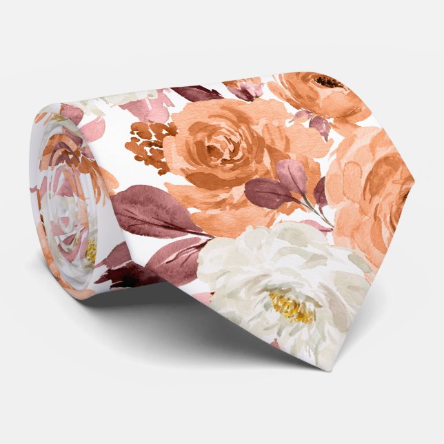 PixDezines Watercolor Rust Orange Ro Fall Slips (Rullad)