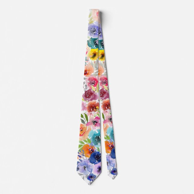PixDezines Watercolor Sommarblommor Slips (Framsida)