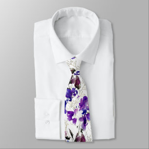PixDezines Watercolor Sweetpeas Violet Lila Slips