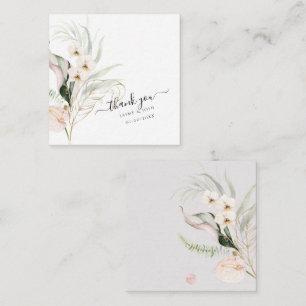 PixDezines Watercolor Tropical Jungle Note Card Anteckningskort