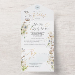 PixDezines Watercolor Winter Meadows Flowers