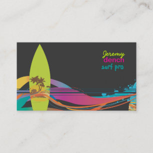 PixDezines Wave Vapensköld Hawaii ♥ ♥ ♥ ♥ ♥ Visitkort