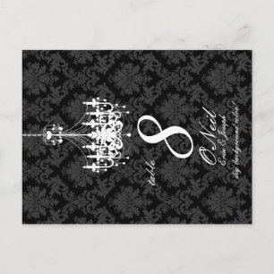 PixDezines White Chandelier+DIY-bakgrund färg Vykort