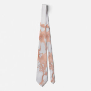 PixDezines White Marble+Faux Rose Gold Veins Nacke Slips
