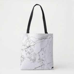 PixDezines WHITE MARBLE Tygkasse