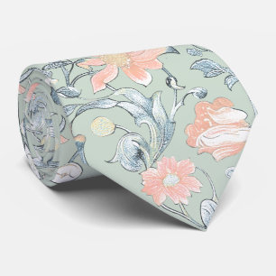 PixDezines William Morris Dusty Blue på Rosa Slips