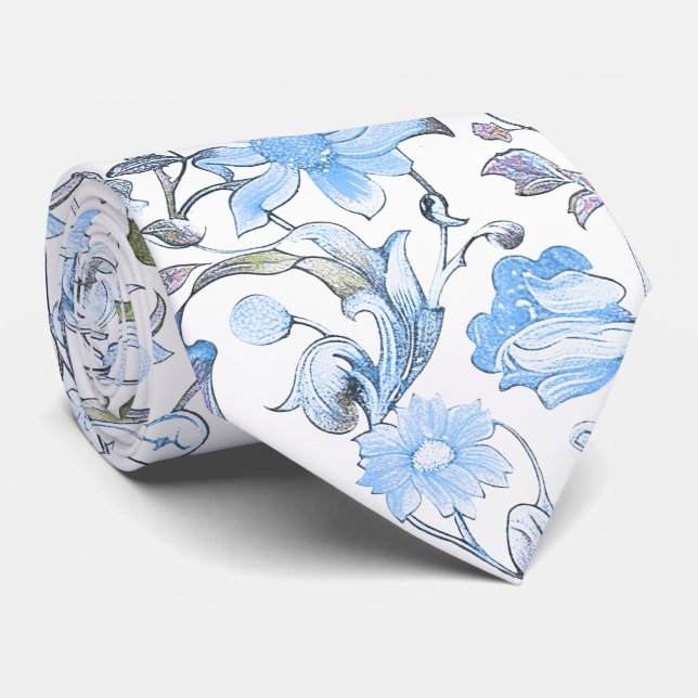 PixDezines William Morris Kornblå DIY Slips (Rullad)