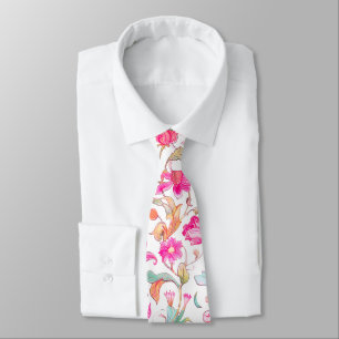 PixDezines William Morris Rosa Blå Slips