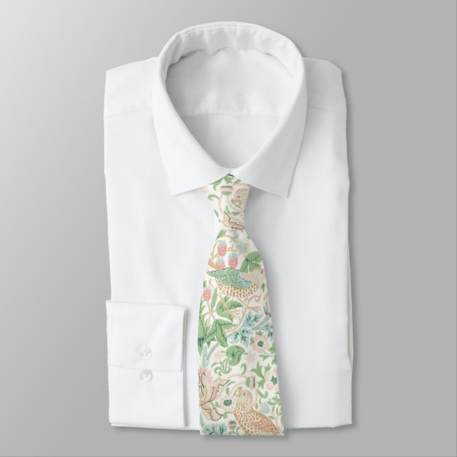 PixDezines William Morris Strawberry Thief Pastell Slips (Bunden)