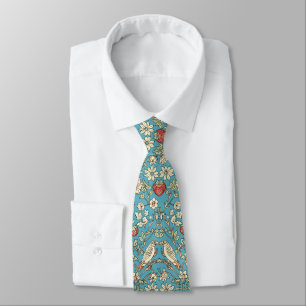 PixDezines William Morris Strawberry Thief Turkos Slips