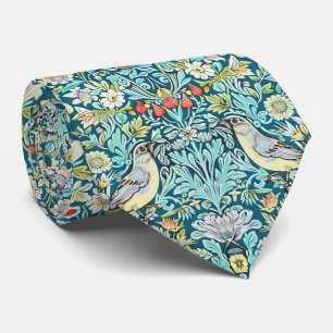 PixDezines William Morris Strawberry Thief Turkos Slips