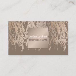 PixDezines Willow/Faux Rosa Guld/DIY-bakgrund Visitkort