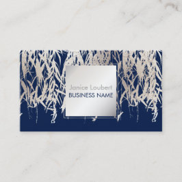 PixDezines Willow/Faux Silver Foil/DIY-bakgrund Visitkort