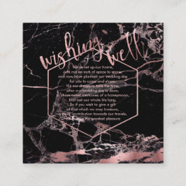 PixDezines Wishing well/Marble/Black+Ro Guld Tilläggskort