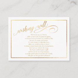 PixDezines Wishing well/Marble /White+Guld Tilläggskort